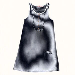 Juicy Couture Blue and White Preppy Nautical Y2K Women’s Dress